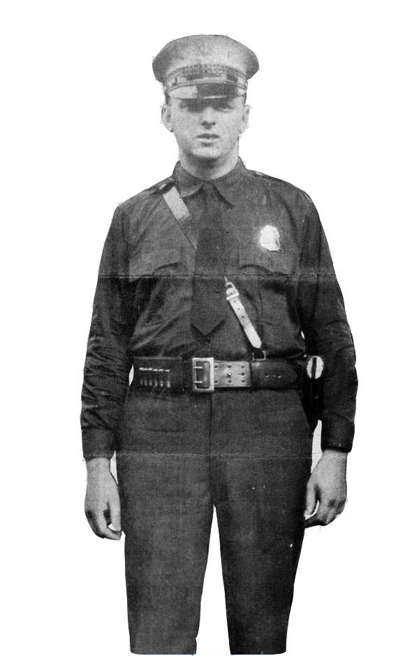 Then Dayton Patrolman Dan Sammons in 1941 (Source: Dayton Police History Foundation)
